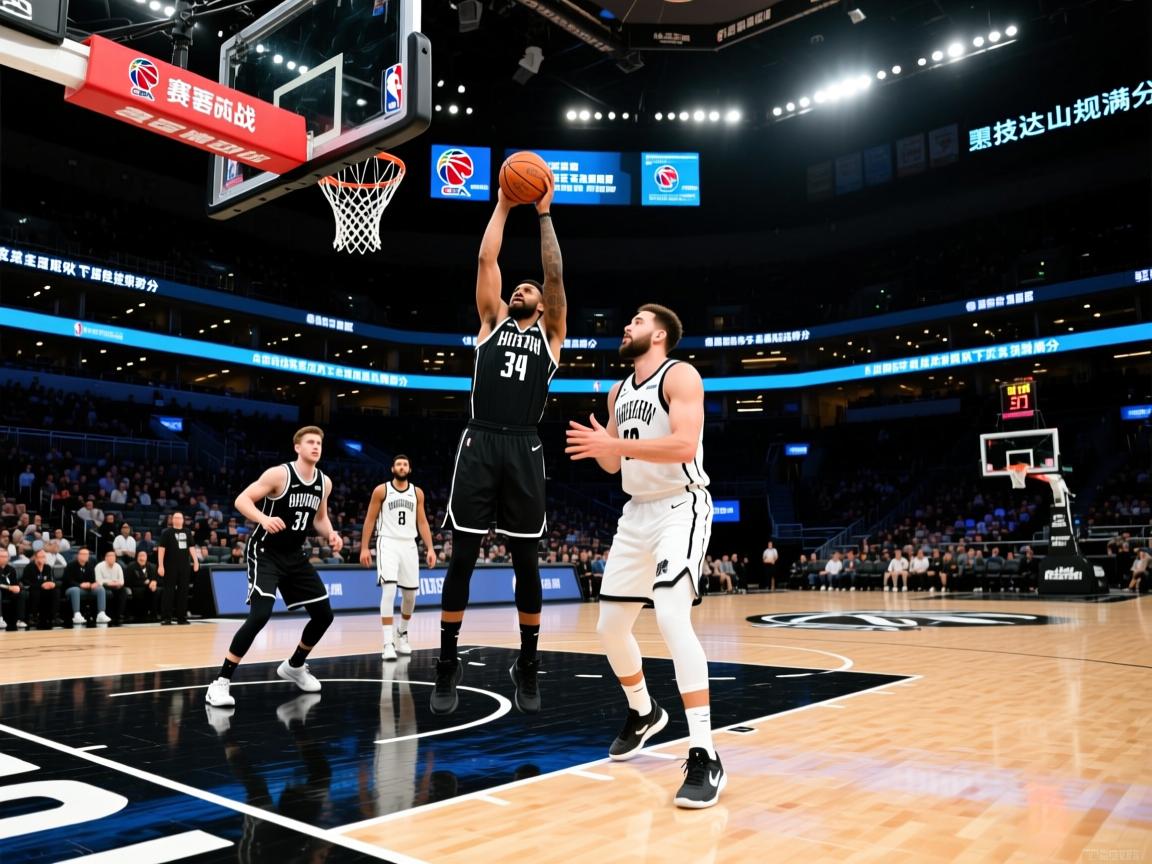 赛后督战篮网主场，经险逆转砍下关键分技惠达山规满分