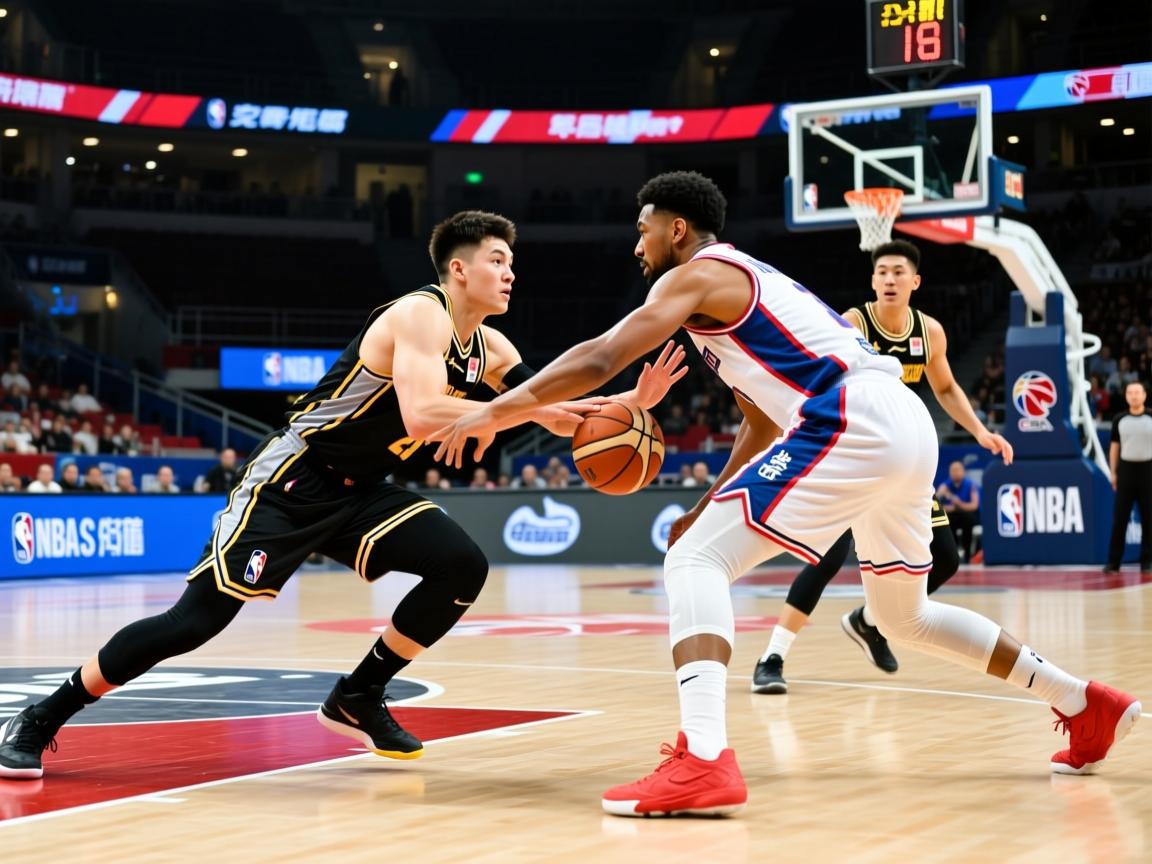 强队碰撞，球员拼尽全力争夺胜利