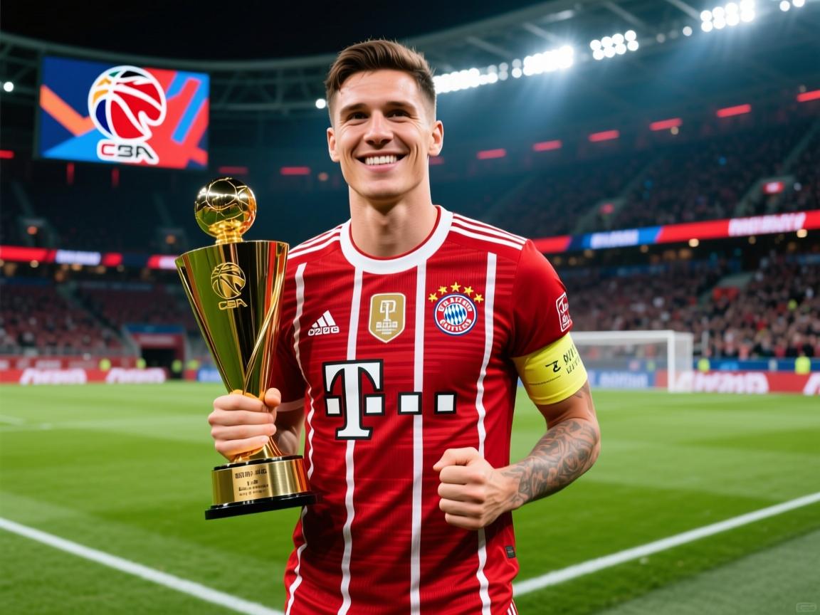 拜仁慕尼黑中场大将荣膺联赛最佳球员