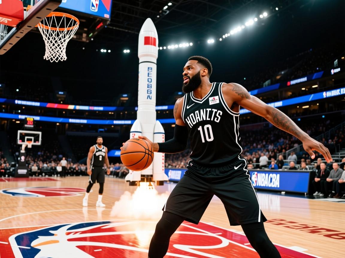 火箭客场逆转击败篮网,哈登30+10 第1张