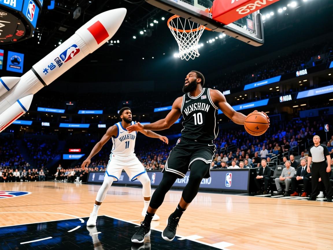 火箭客场逆转击败篮网,哈登30+10 第2张